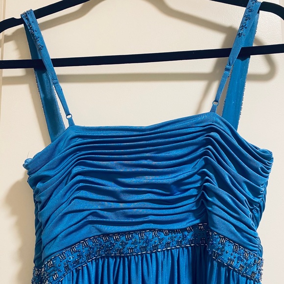 Adrianna Papell Blue Cocktail Dress 2P - Picture 5 of 8